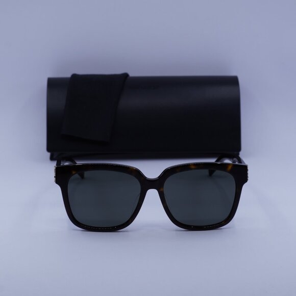 Saint Laurent SL M40/FN 004 Square Sunglasses – Havana/Grey - Picture 2 of 10